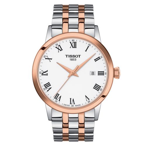 Tissot Dream Quartz 42 Stainless Steel - Rose Gold / White / Bracelet